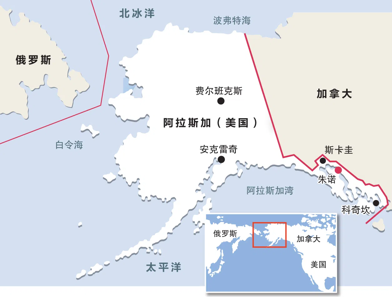 阿拉斯加地图（早报地图）