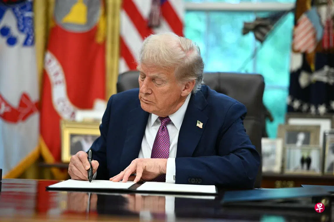 特朗普签署行政令修改对等关税范围| 联合早报