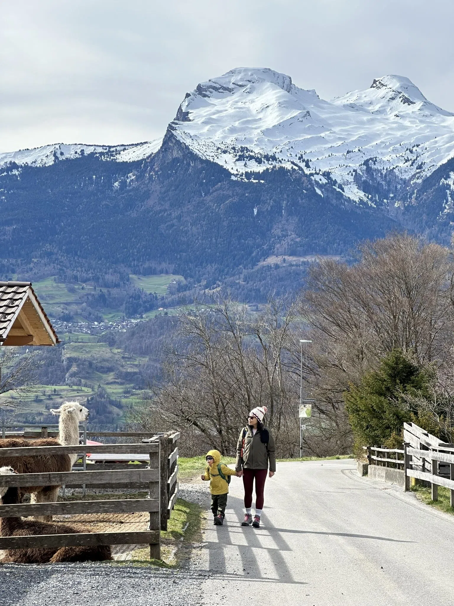 陈雪燕和丈夫认为保持行程灵活，才能更好地适应孩子需求。（受访者提供）