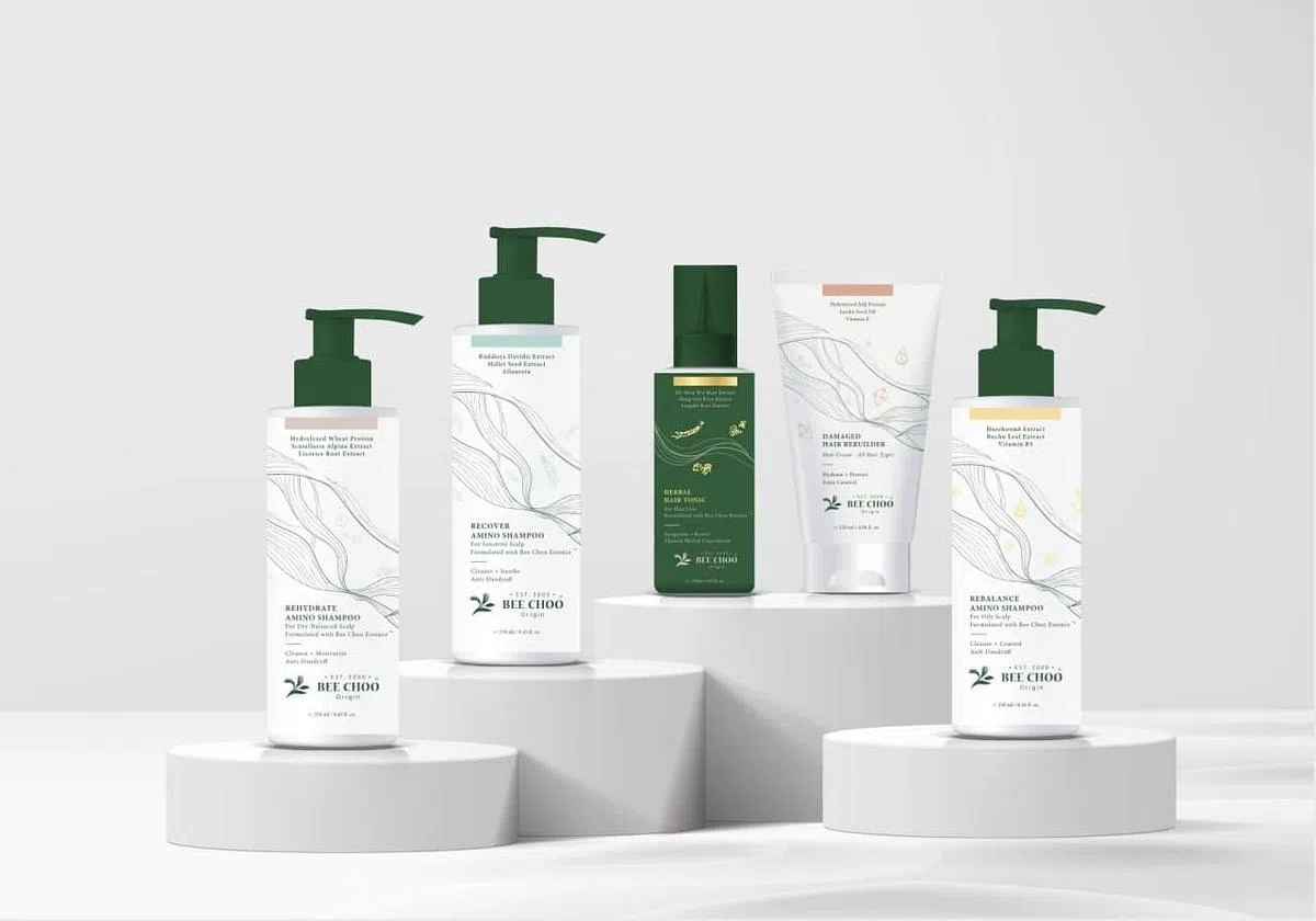 Bee Choo Origin的新品，包含了谢美珠研制的精华配方。新的配方名称为“Bee Choo Essence”。