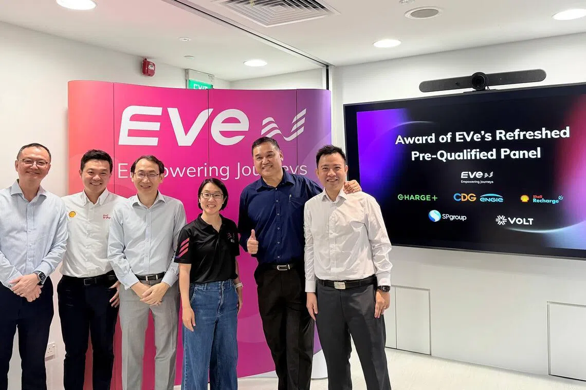 中标的五家业者将参与未来两年公共充电桩的部署工作。（EVe提供）