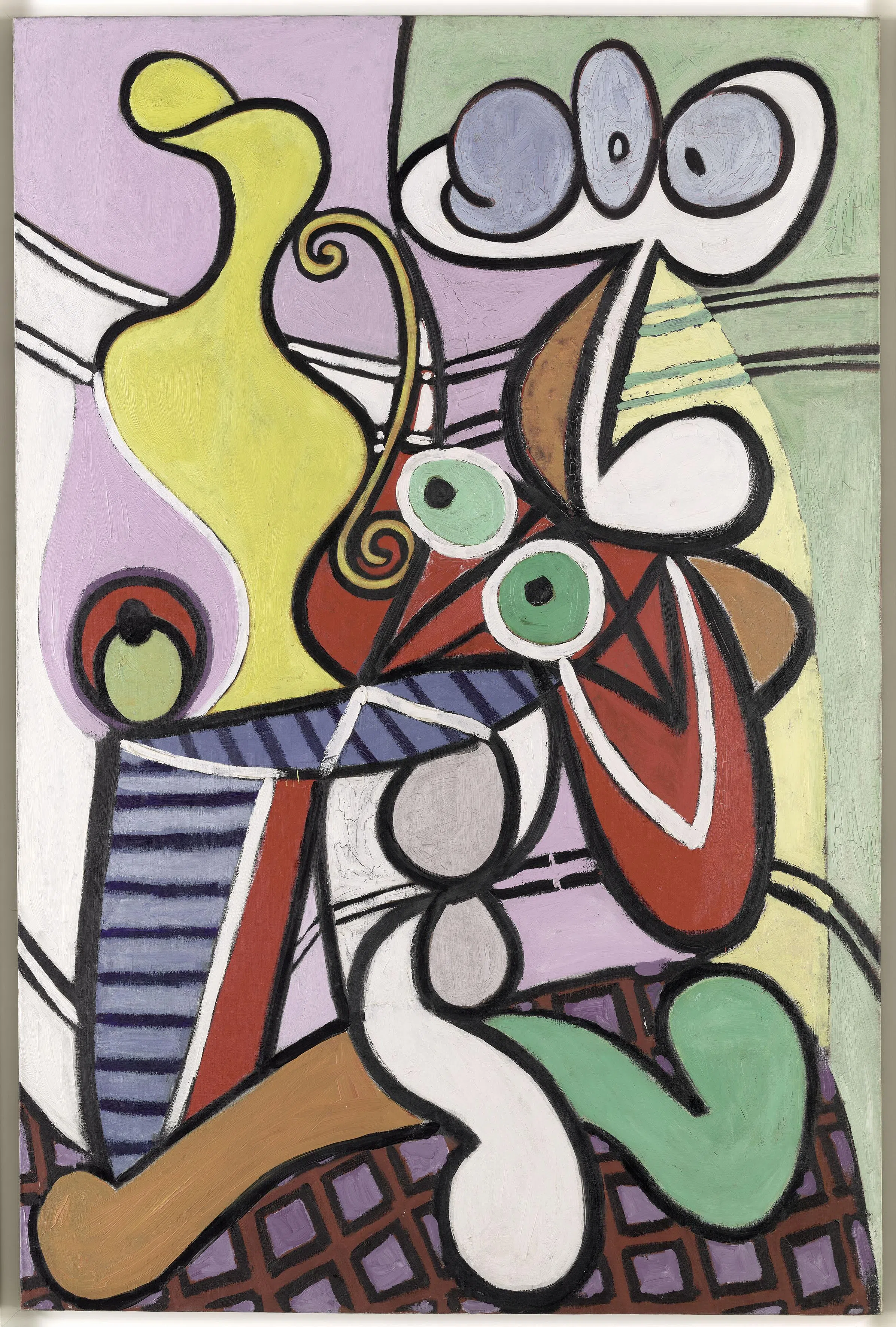 毕加索《台座上的静物》。（巴黎国立毕加索艺术馆提供）