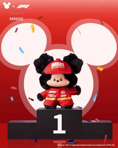 Miniso F1主题毛绒公仔，让人爱不释手。（Miniso图片）