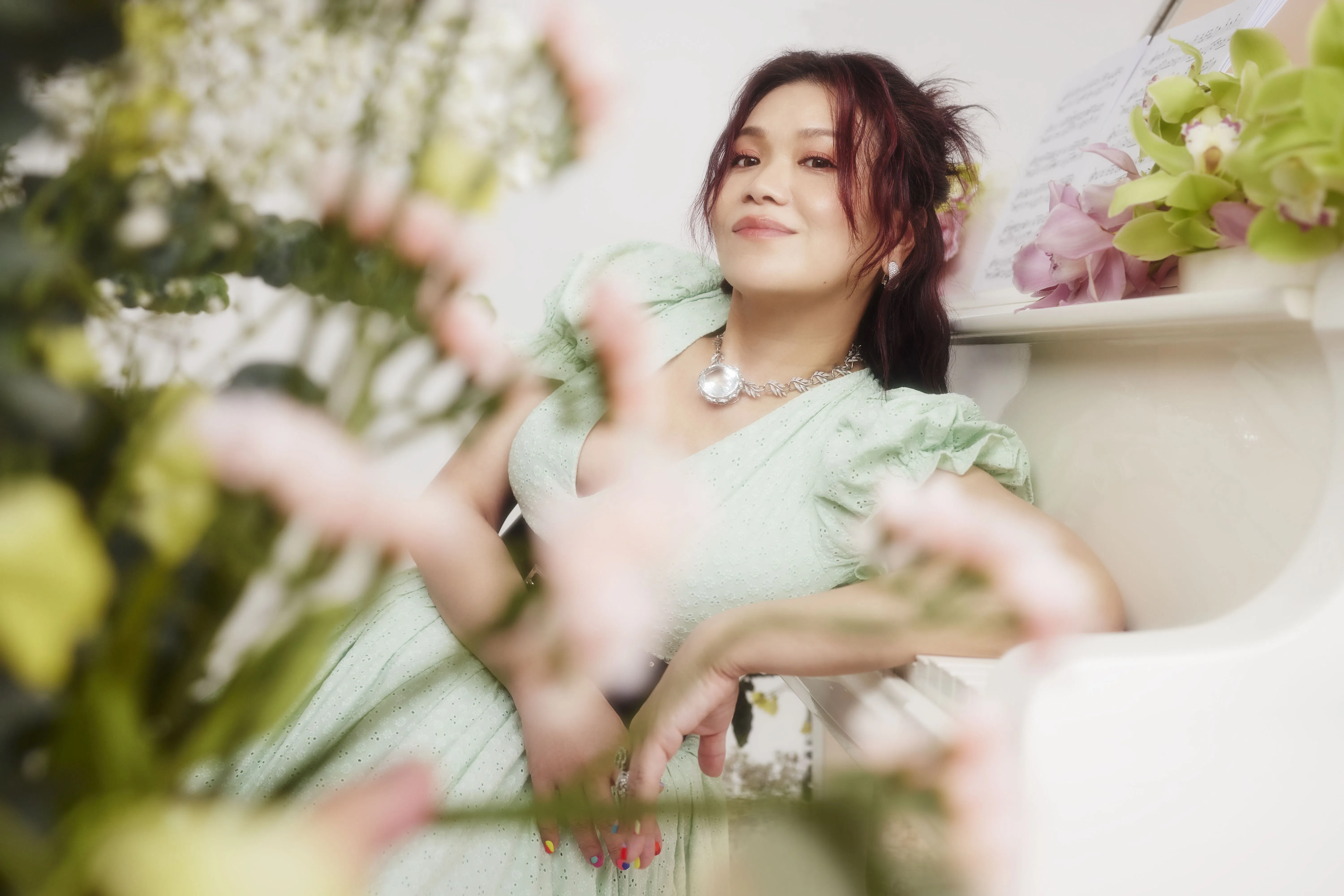 张艺妃专辑概念图。（受访者提供）