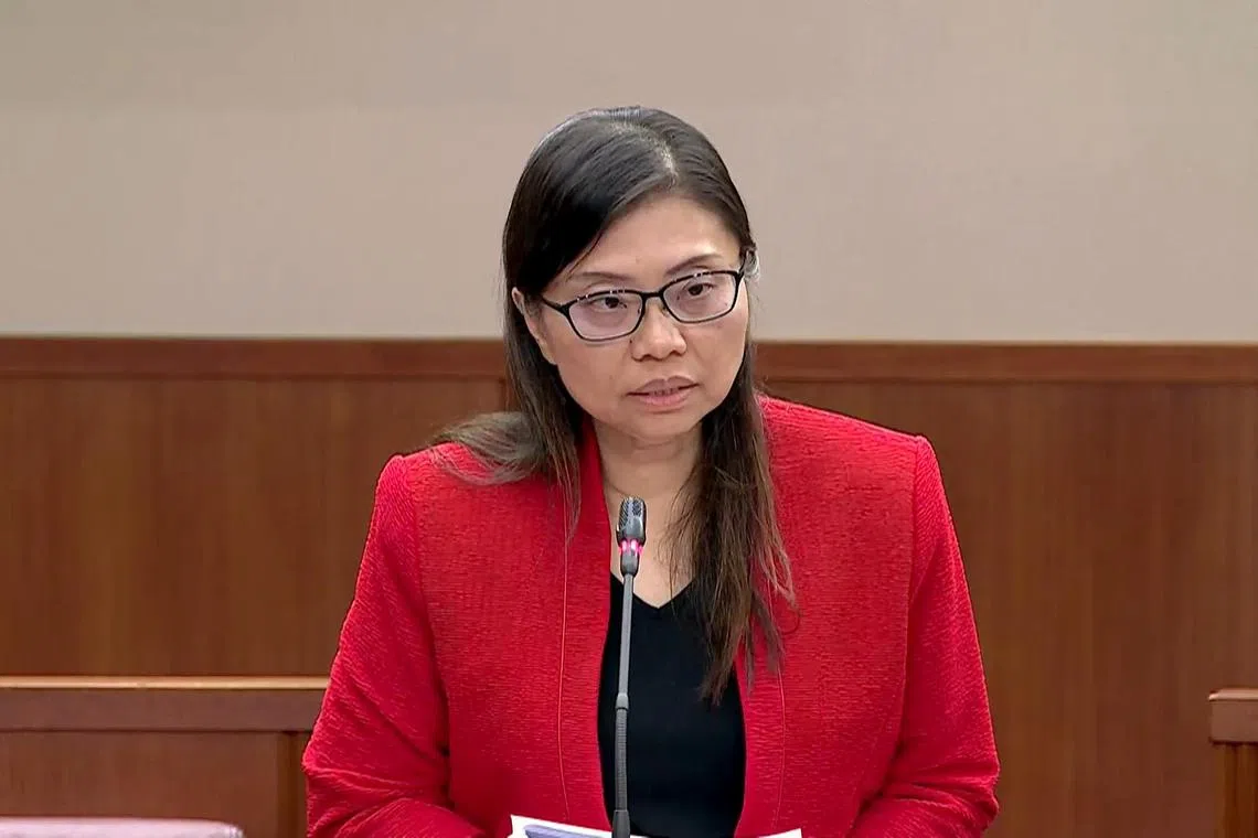 新加坡前进党秘书长、非选区议员潘群勤，针对企管局的决策和澄清过程提出疑问。（gov.sg视频截图）