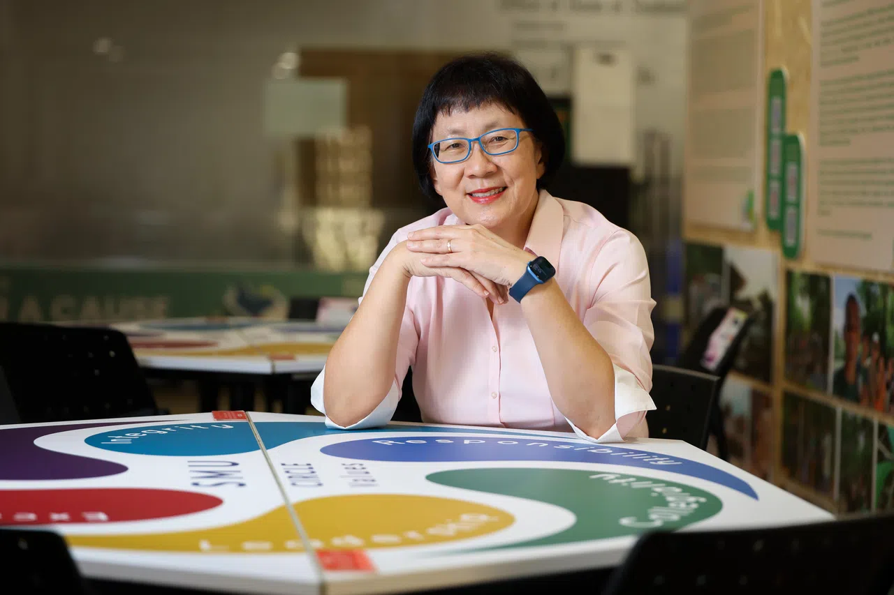 作为社会学者，郑宝莲教授更加看重乐龄的社区连接度以及社交属性，鼓励他们发挥自主精神。（龙国雄摄影）