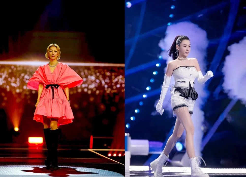 自我要求高的郑秀文曾在舞台上崩溃，张柏芝商演时也曾提前道歉。（取自郑秀文脸书、互联网）