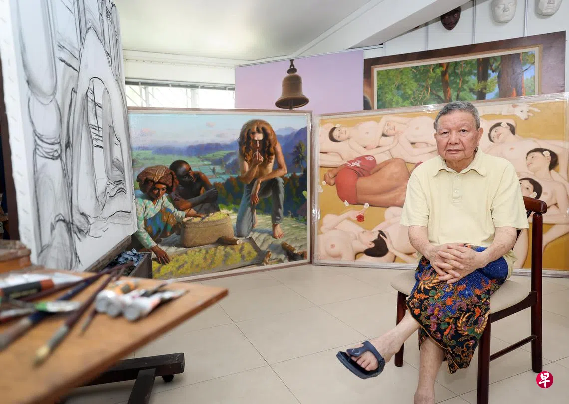 2024年文化奖得主：不听话画家萧学民用写实表达思想| 联合早报