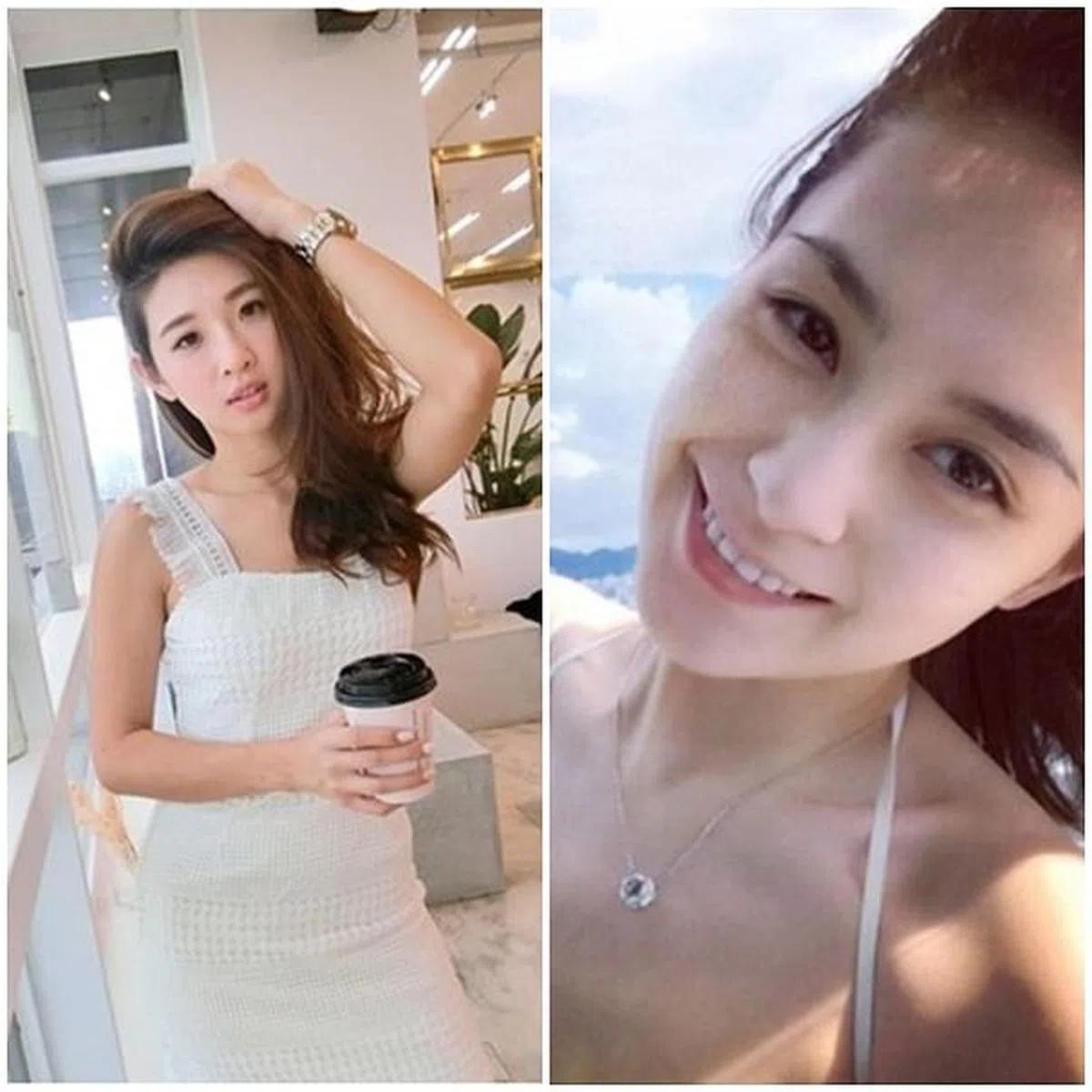 赖弘国的前妻们赵筱葳（左）、钟欣潼。（IG）