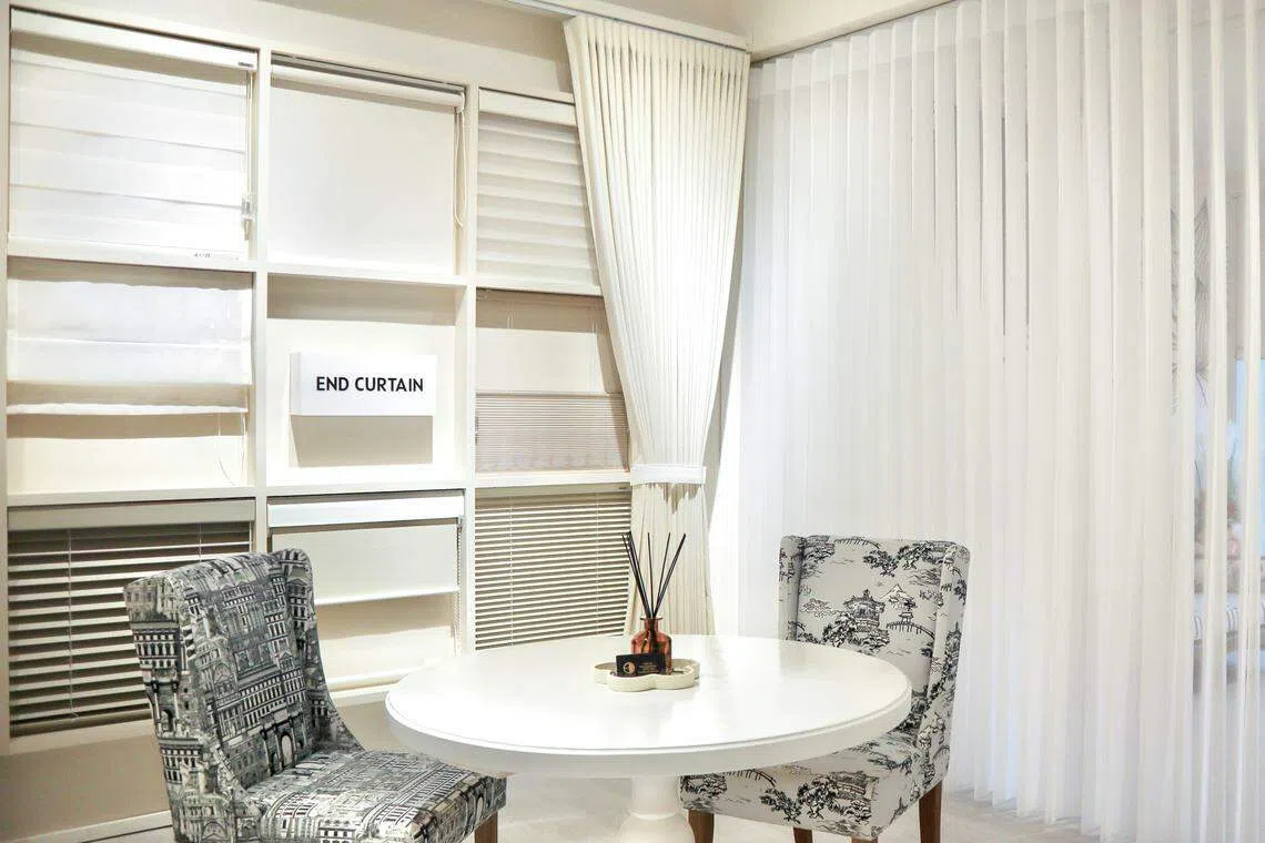 END Curtain窗帘有多种颜色和质地可供选择，客户在选择理想的窗帘和室内装潢来陪衬家居装饰之余，也能对环境产生积极的正面影响。（END Curtain提供）