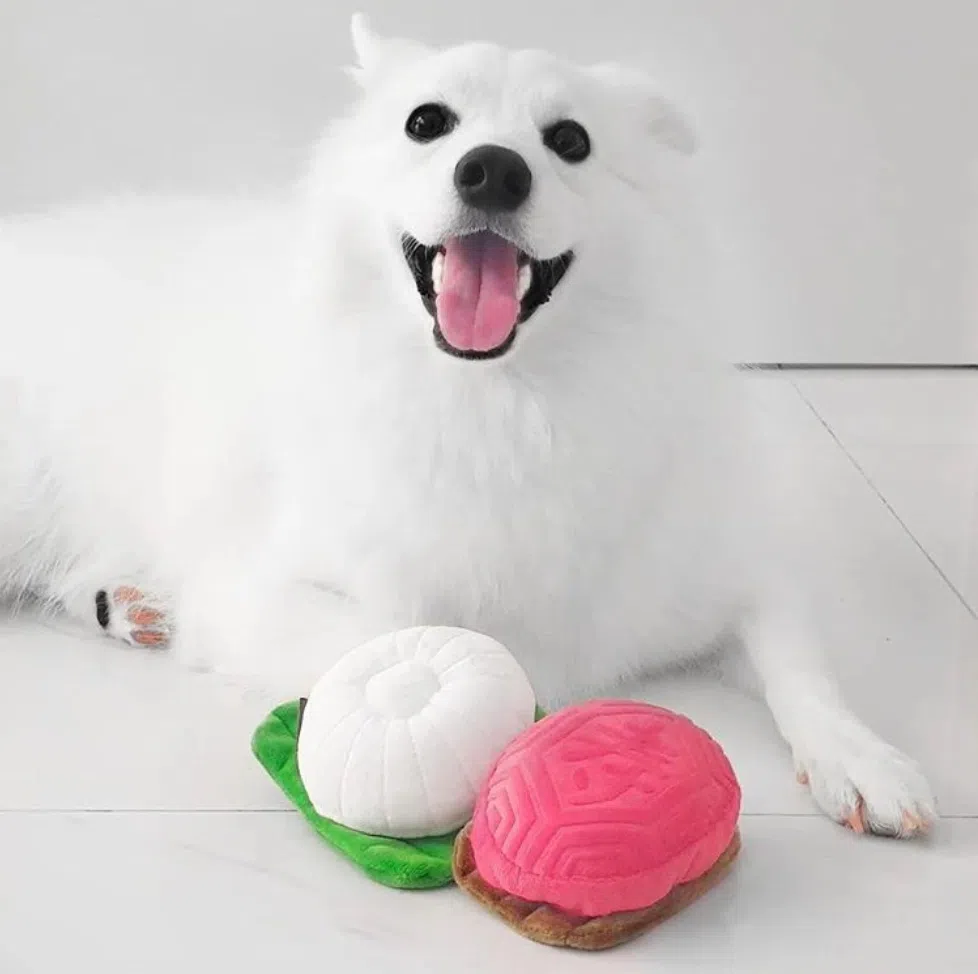 本地宠物时尚品牌Nom设计的Waggle本地糕点造型宠物玩具。（品牌提供）