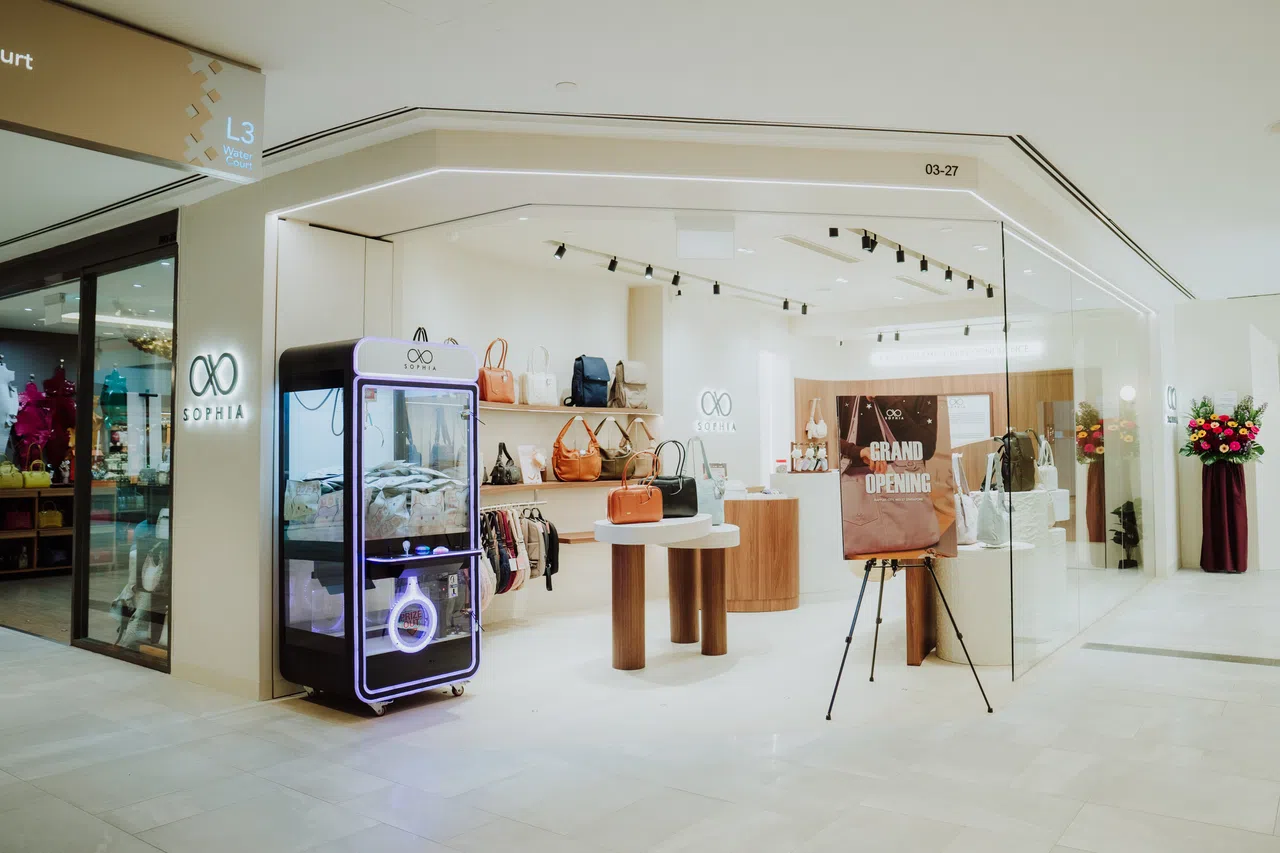 The Sophia Label位于Raffles City（#03-27）旗舰店开张。（品牌提供）