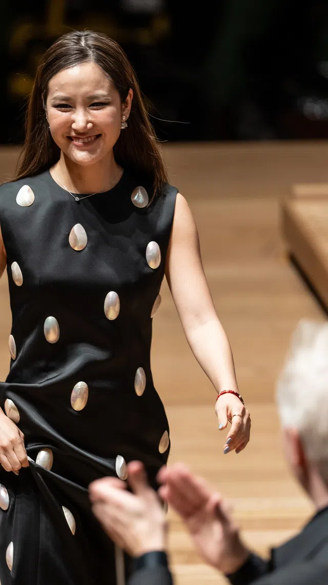 DG签约女高音朴慧尚带来世界级的演唱，一开口便令人侧目。（Yoricko Liu摄 / 新加坡交响乐团提供）