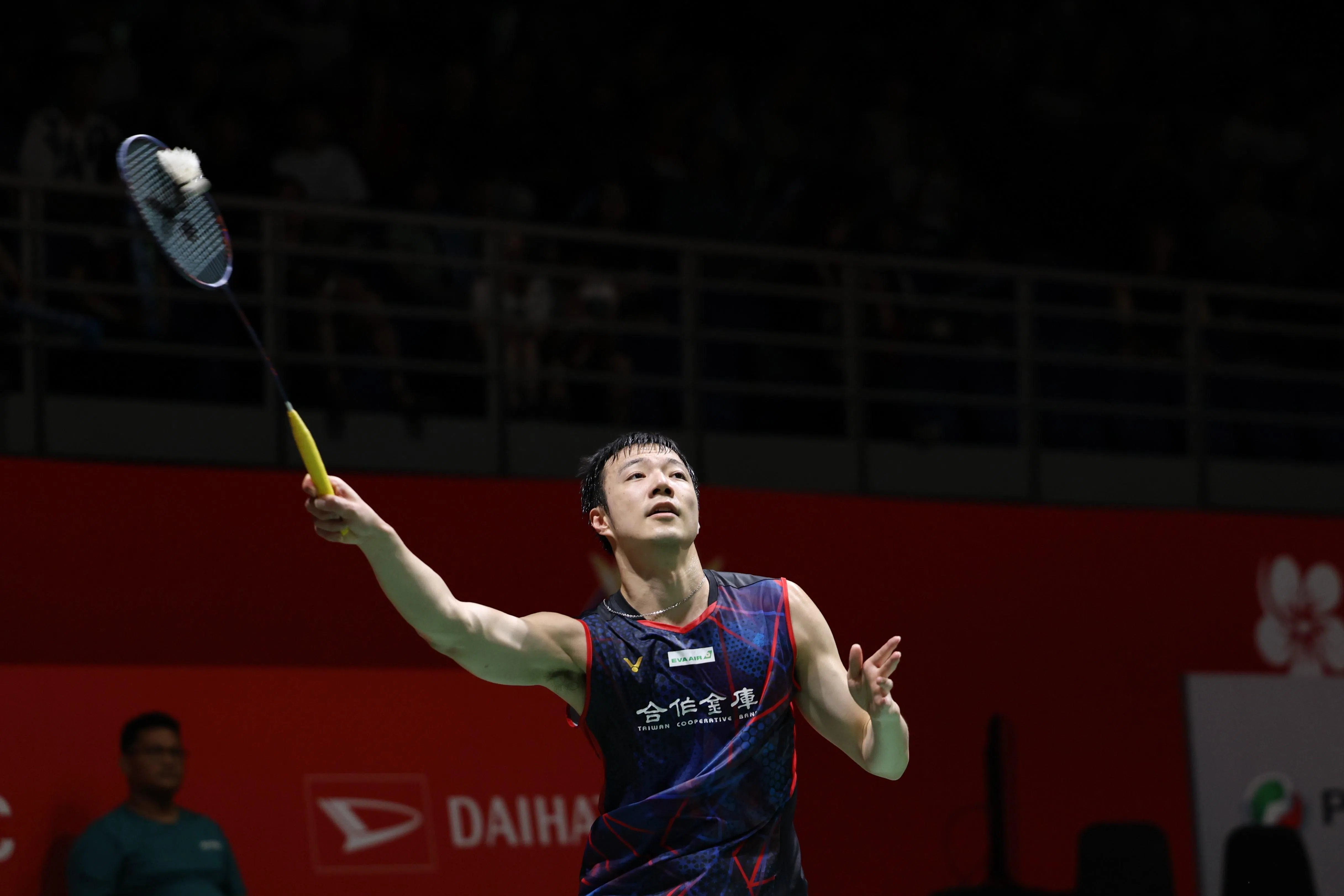 王子维打入马国大师赛男单次圈。（陈芷馨摄）