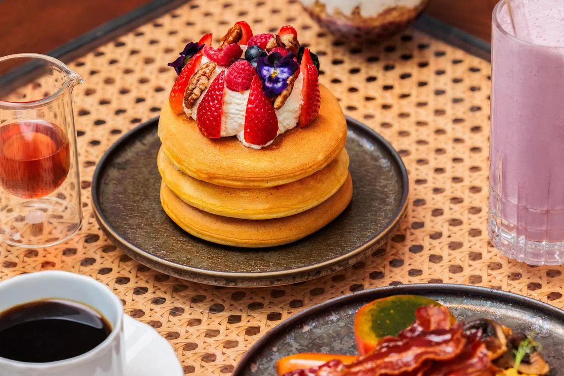 厚实的煎饼口感扎实。（酒店提供）