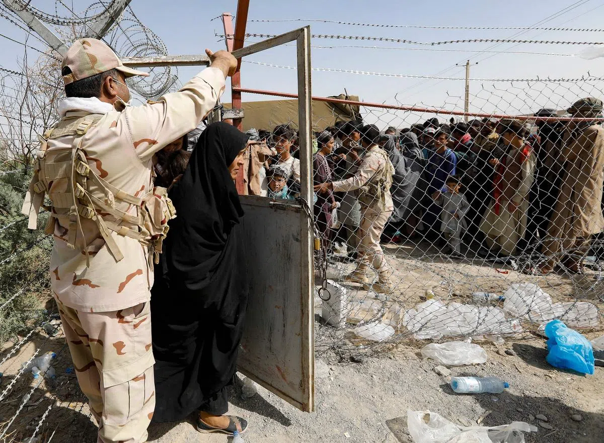 联合国难民署8月27日发出警告，在塔利班的新政权下，阿富汗将出现大规模难民潮。（法新社)