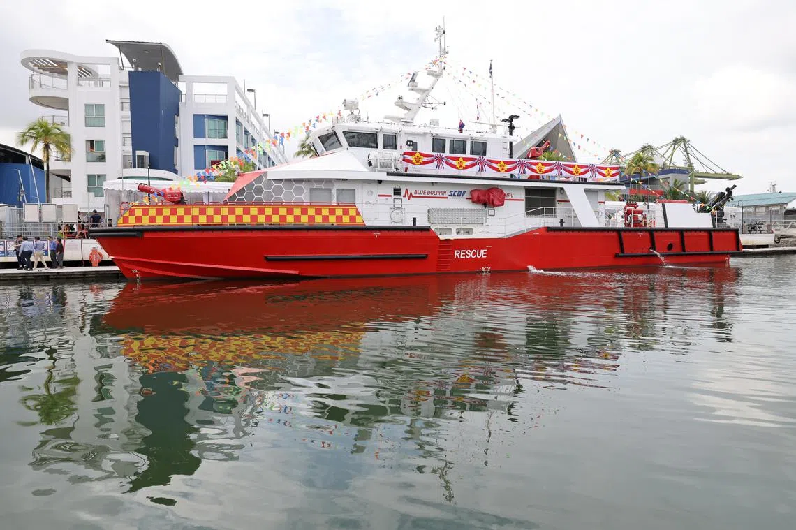 民防新一代拯救船强化海上救援能力| 联合早报