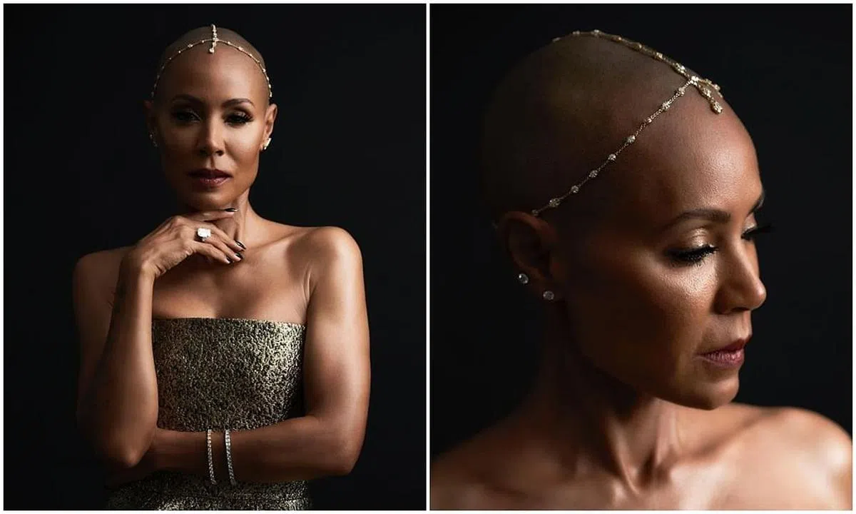 Jada Pinkett Smith在Critics Choice Awards上佩戴的头饰价值不菲，要价约6万新元。（图/IG）
