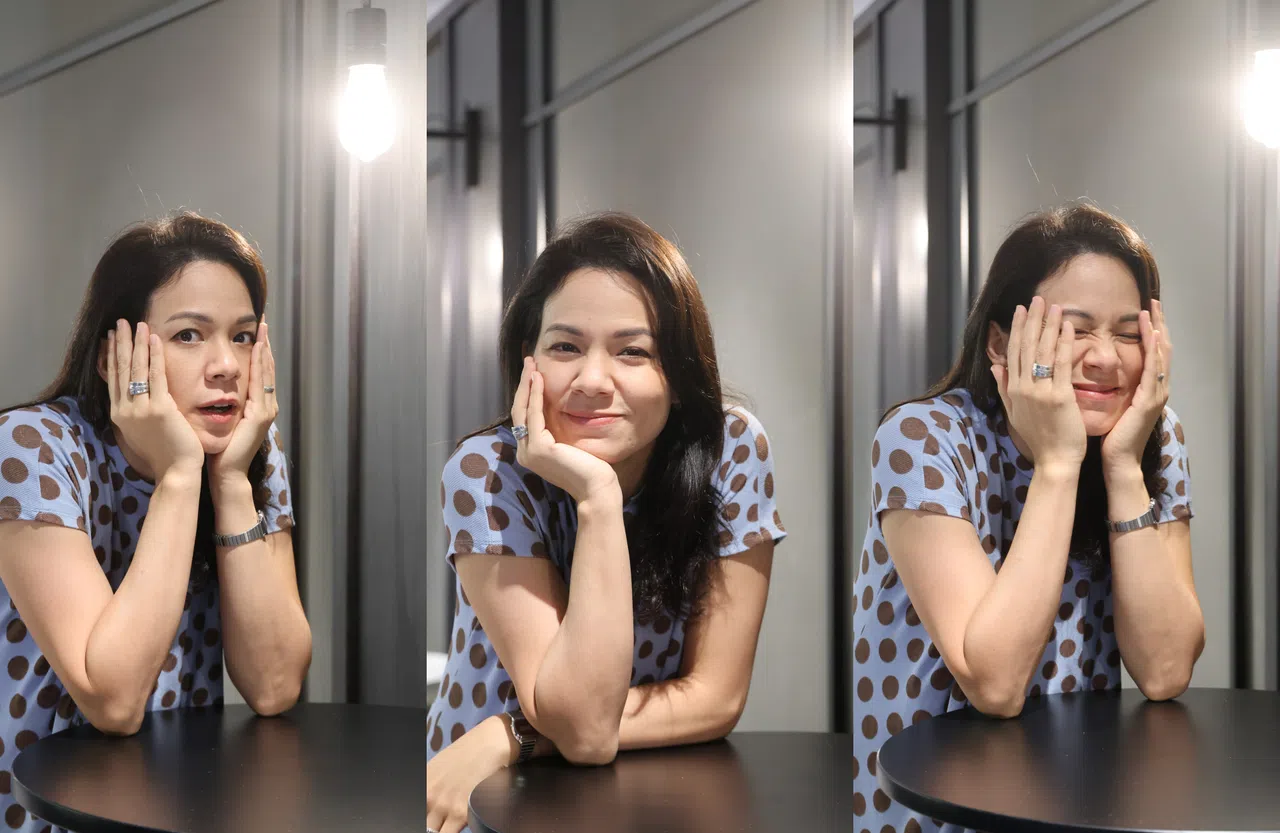 韦罗莎是经验丰富的舞台剧演员，表情生动。（唐家鸿摄）