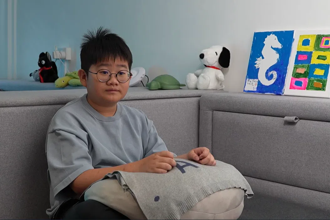 李柏曦自认他小五年终考试表现很差劲。（视频截图）