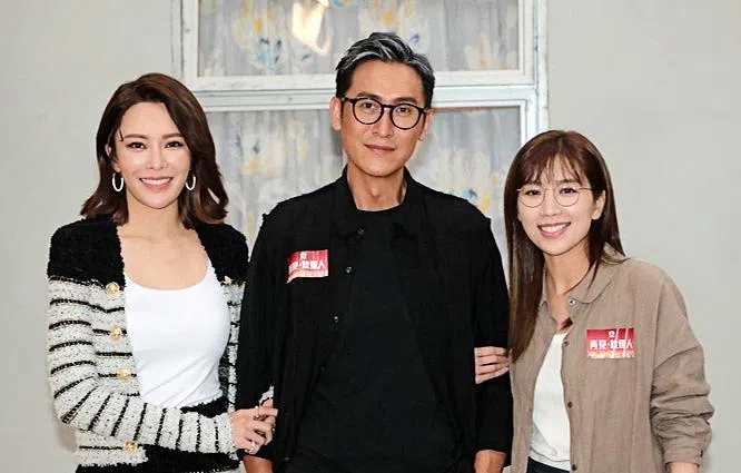 无线剧《再见．枕边人》集结悬疑和爱情元素，由张曦雯（左起）、马德钟和黄智雯主演。（互联网）
