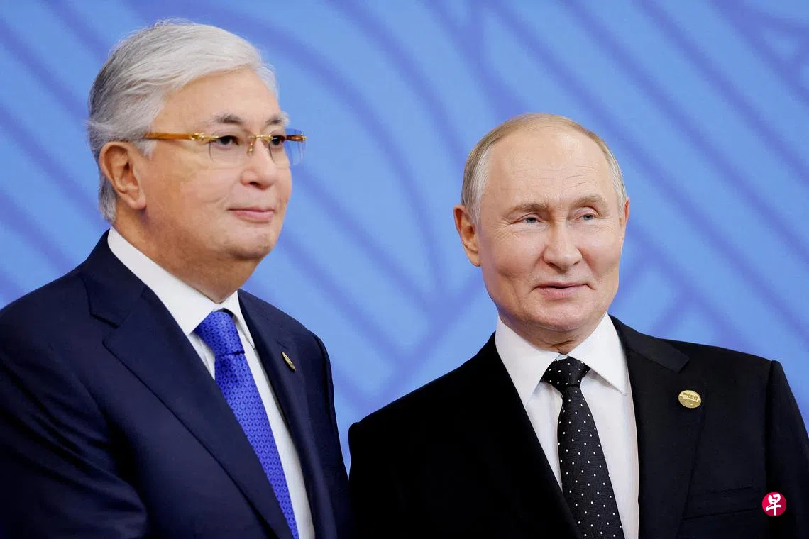 普京访哈萨克斯坦寻求加强关系| 联合早报