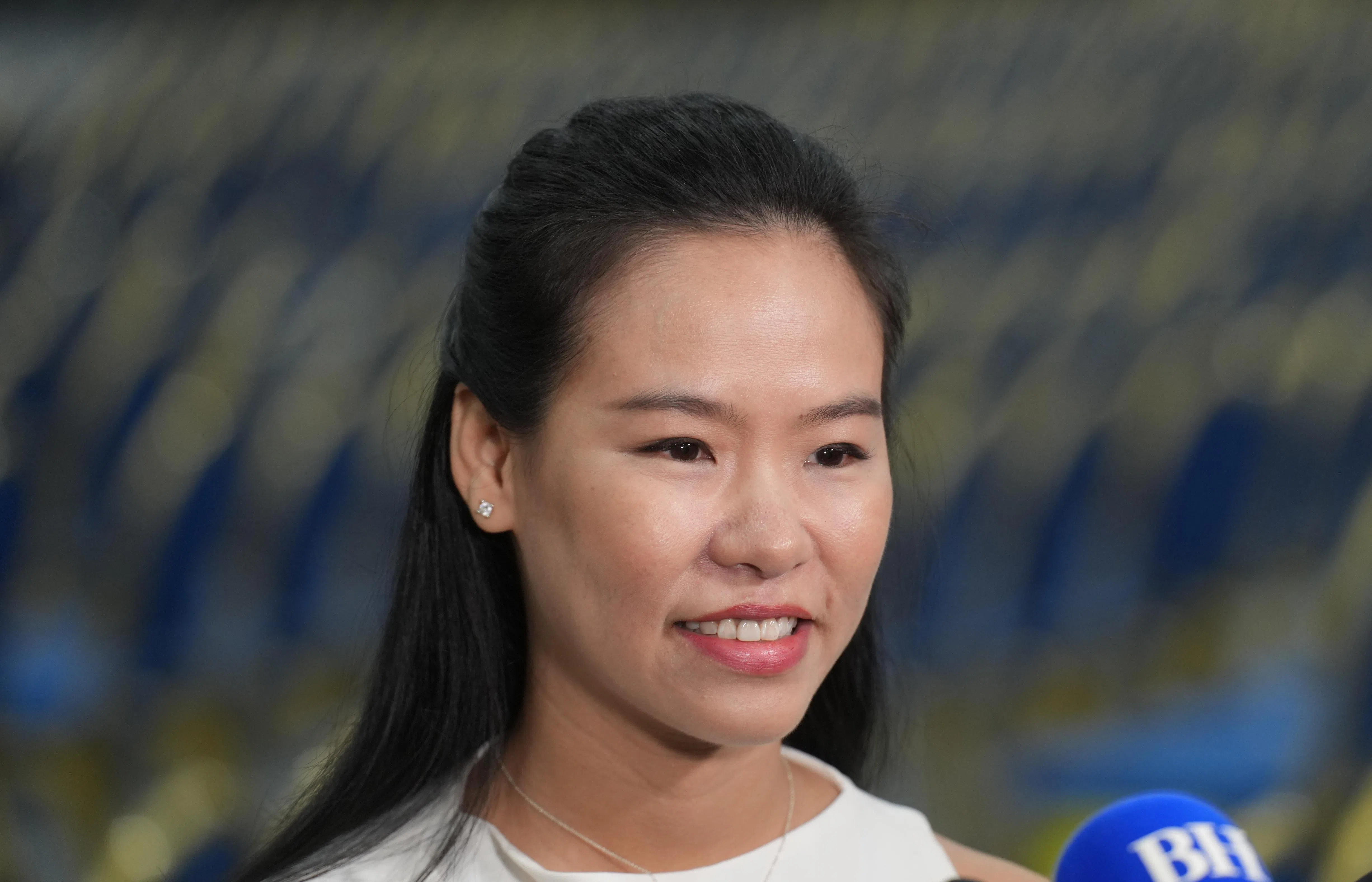 人民行动党盛港东支部主席王诗佳。（谢智扬摄）