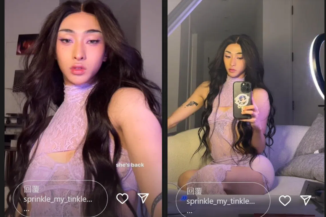 “小哈利”庾恩利是伊能静与庾澄庆的儿子，他造型百变可男可女，常引网民热议。
