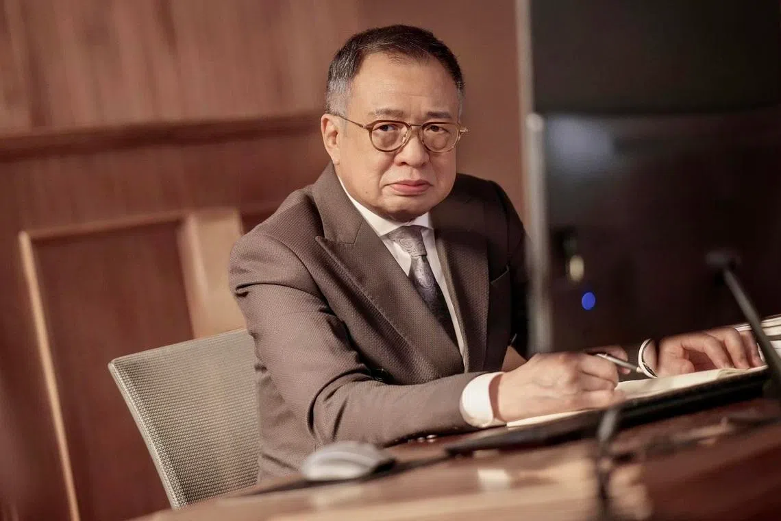 许绍雄在剧中饰演少年法庭主任裁判官洪思义，处事圆融且充满人情味。（取自剧集微博）