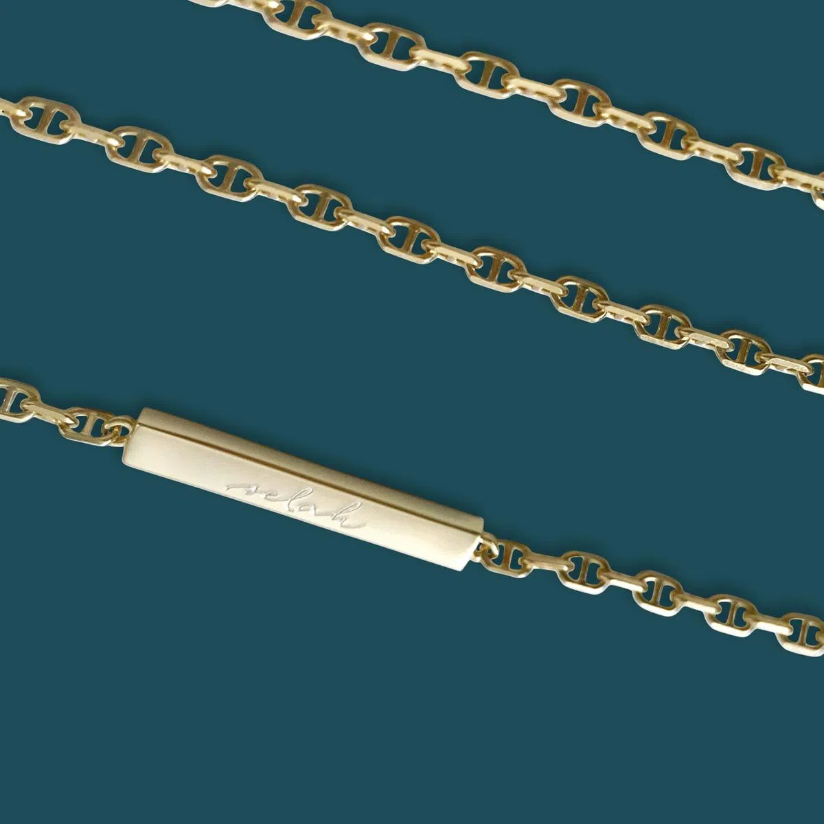 Soami的口罩链也可刻上文字。（品牌提供）