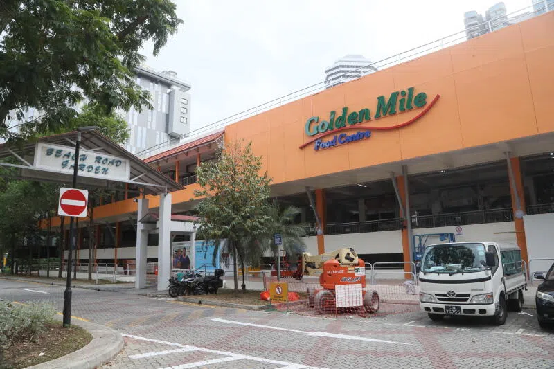 黄金熟食中心美食众多。（档案照）