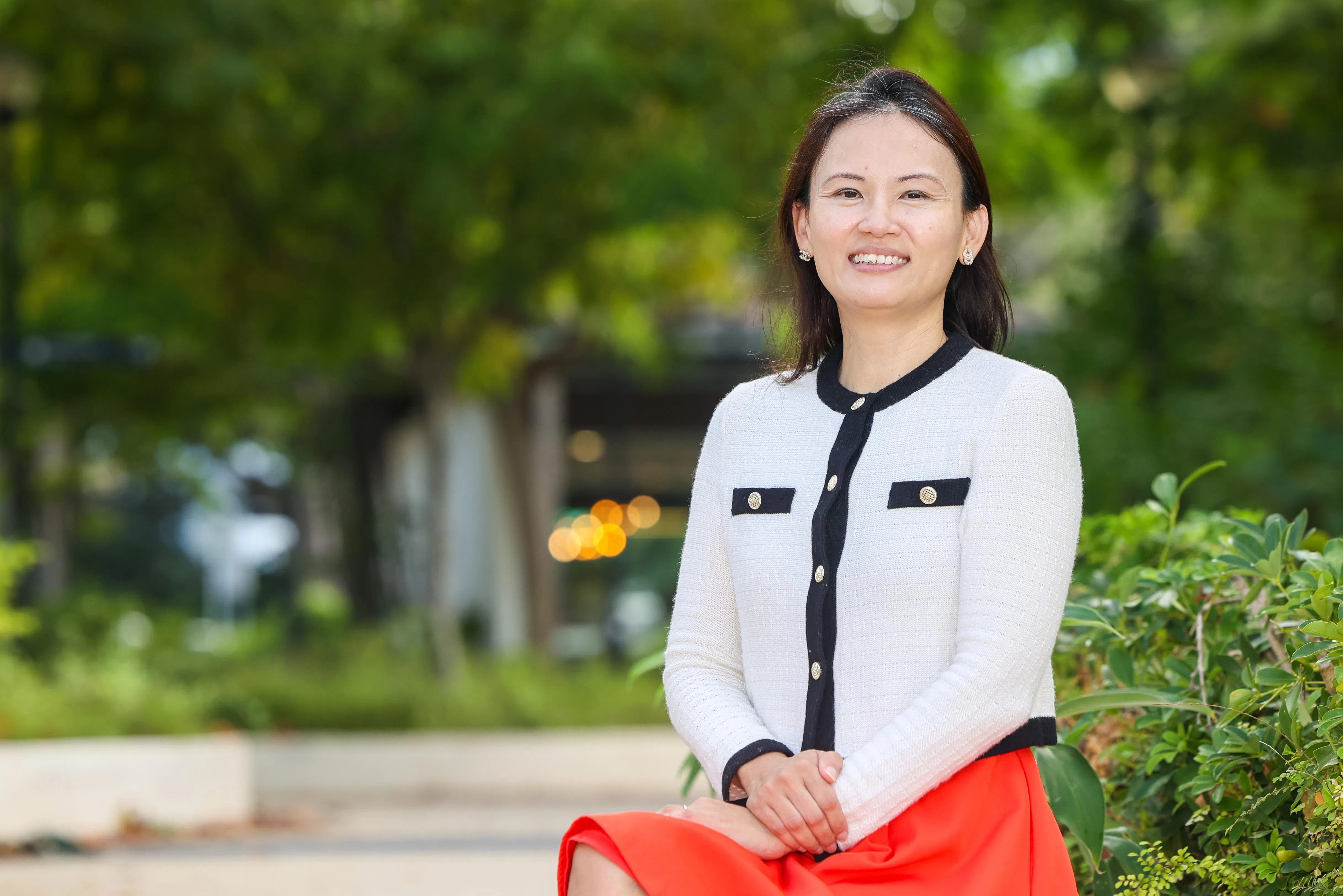Nandina REM首席商务官严慧梅指出，从长远来看，公司的任务是在2030年之前将工业供应链中的温室气体排放量，减少10亿吨。（陈斌勤摄）