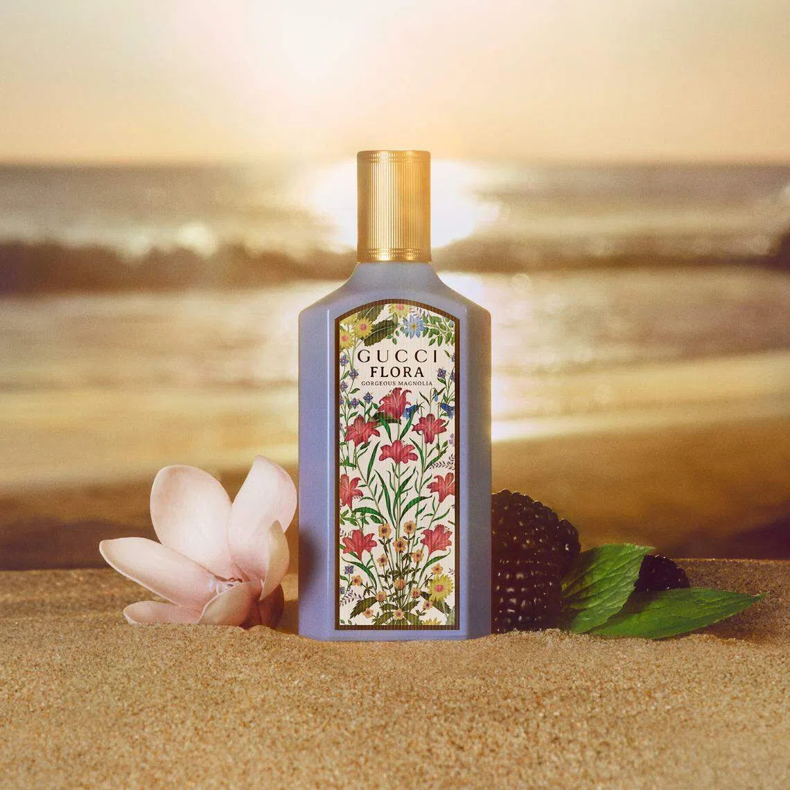 Gucci Flora Gorgeous Magnolia木兰香调散发明亮开朗、高贵优雅的气息。（品牌提供）