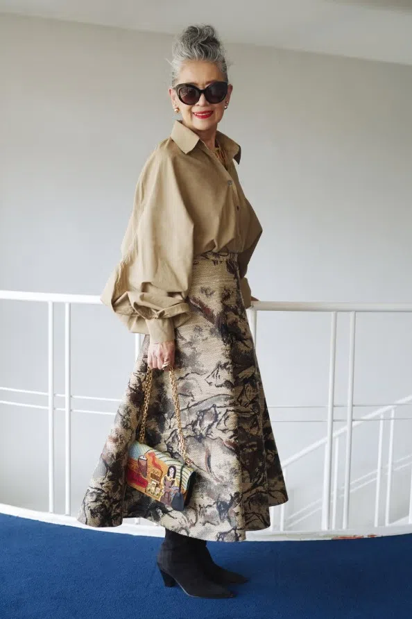 内藤麻美相信，时尚造型让人拥有积极向上的力量。（互联网）