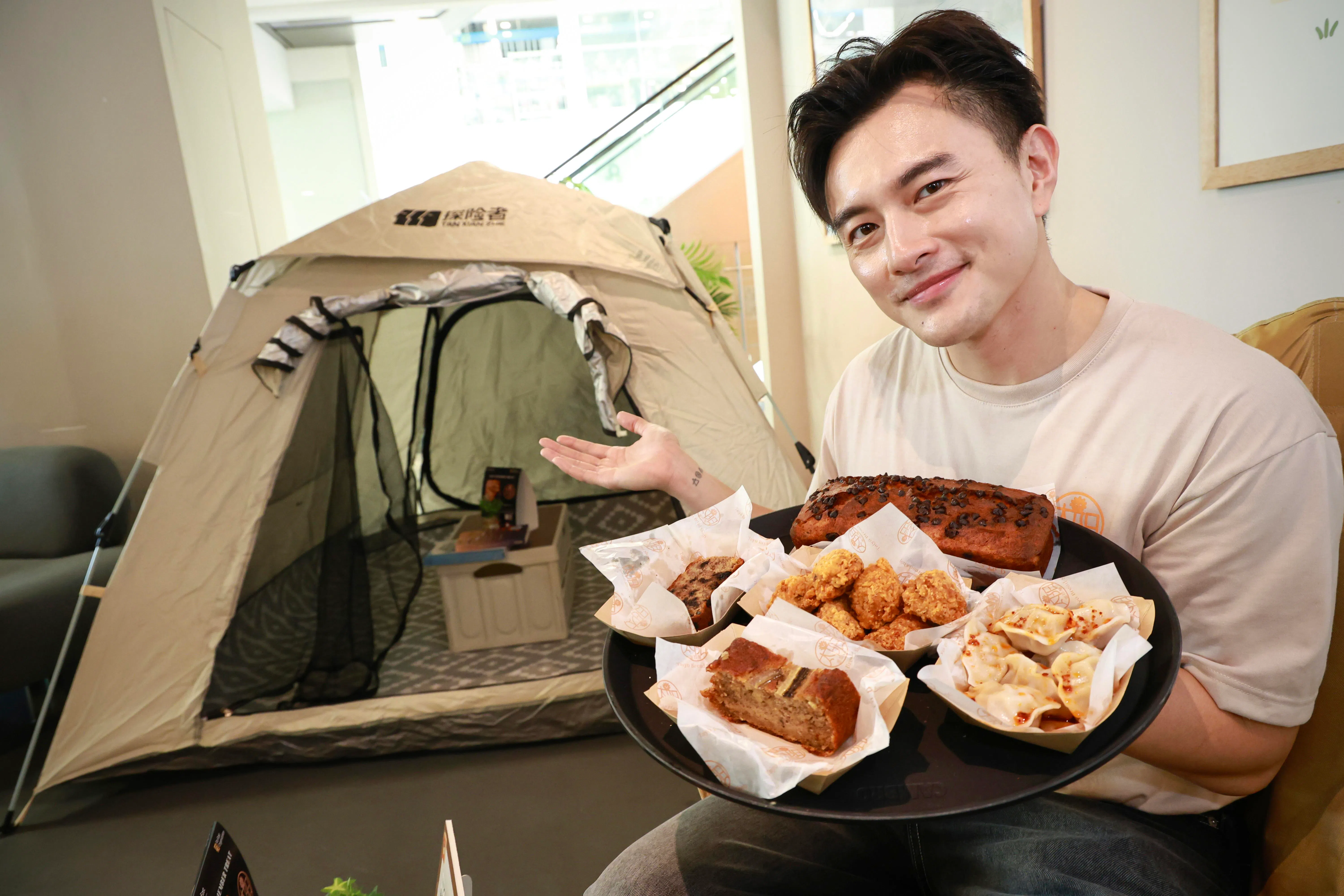 包勋评对饮食业情有独钟。（特约摄影陈来福摄）