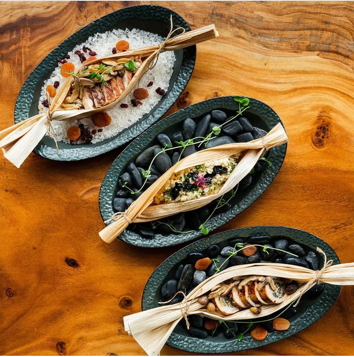 欧亚餐馆Moonbow的乌巴叶佳节美食。（餐馆提供）