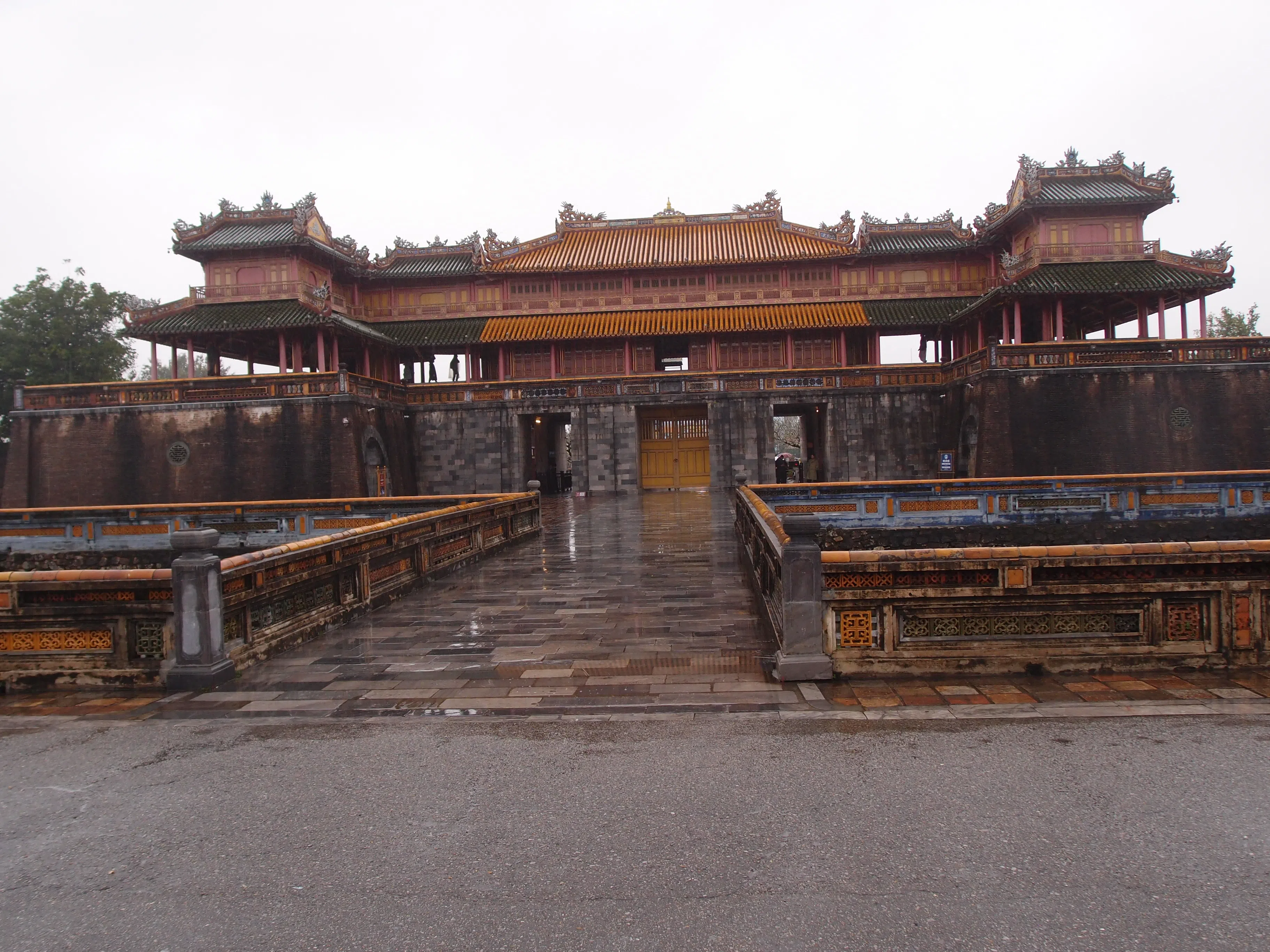 世遗古建筑群顺化皇城。（小黛摄）