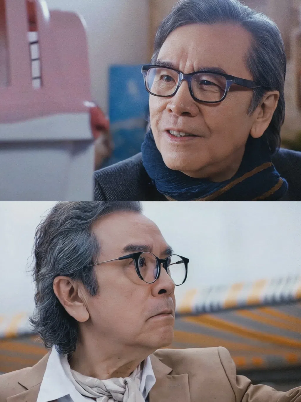 姜大卫在《宠爱Pet Pet》饰演两个角色，一个是林夏薇戏里的父亲（下图），一个是黑帮老大晨爷（上图）。（互联网）