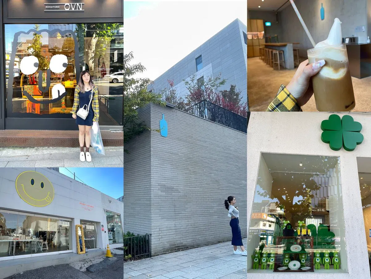 Saturday Mood Market 和 Blue Bottle（图/王昀诗摄）。 