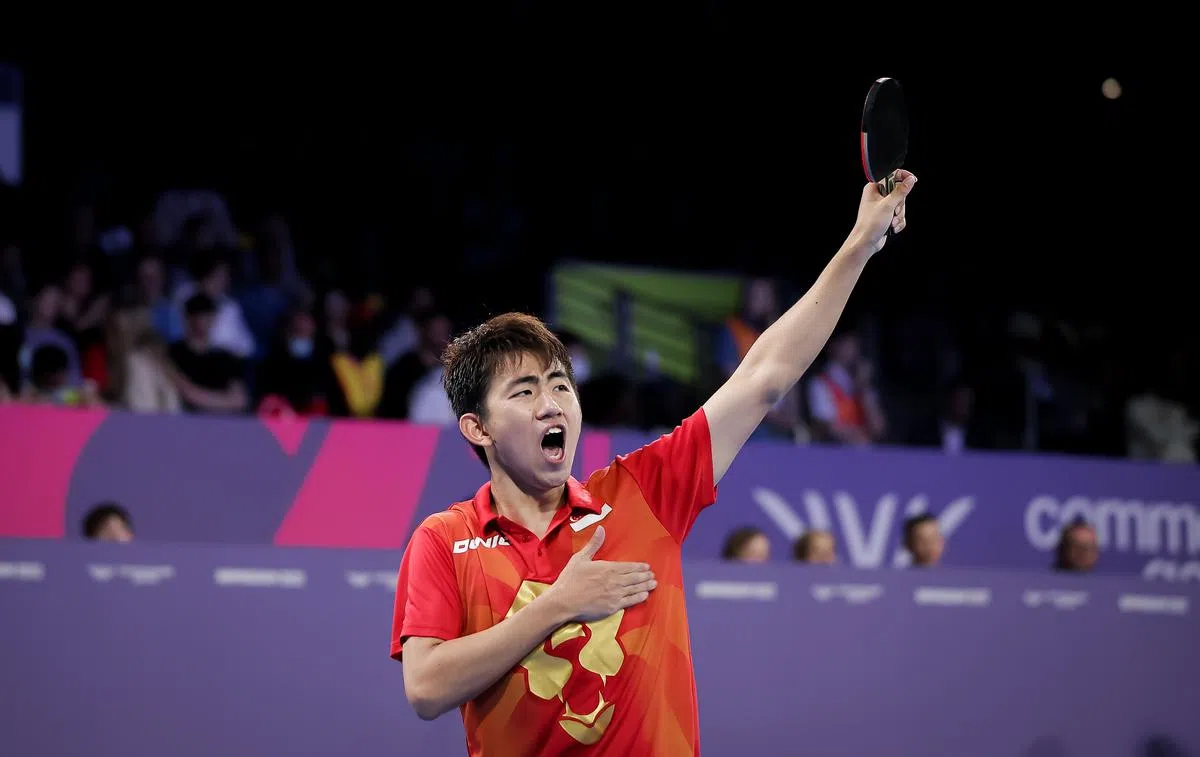 我国男将冯耀恩助球队获得关键的两场胜利。（海峡时报）