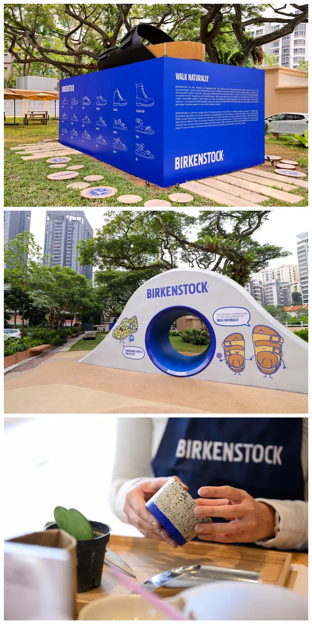 Birkenstock在New Bahru举行“Walk Naturally”主题快闪活动。（品牌提供）