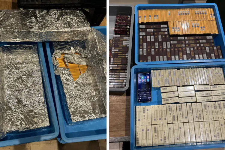 铝箔纸藏209包漏税烟 36岁中国籍男子被捕