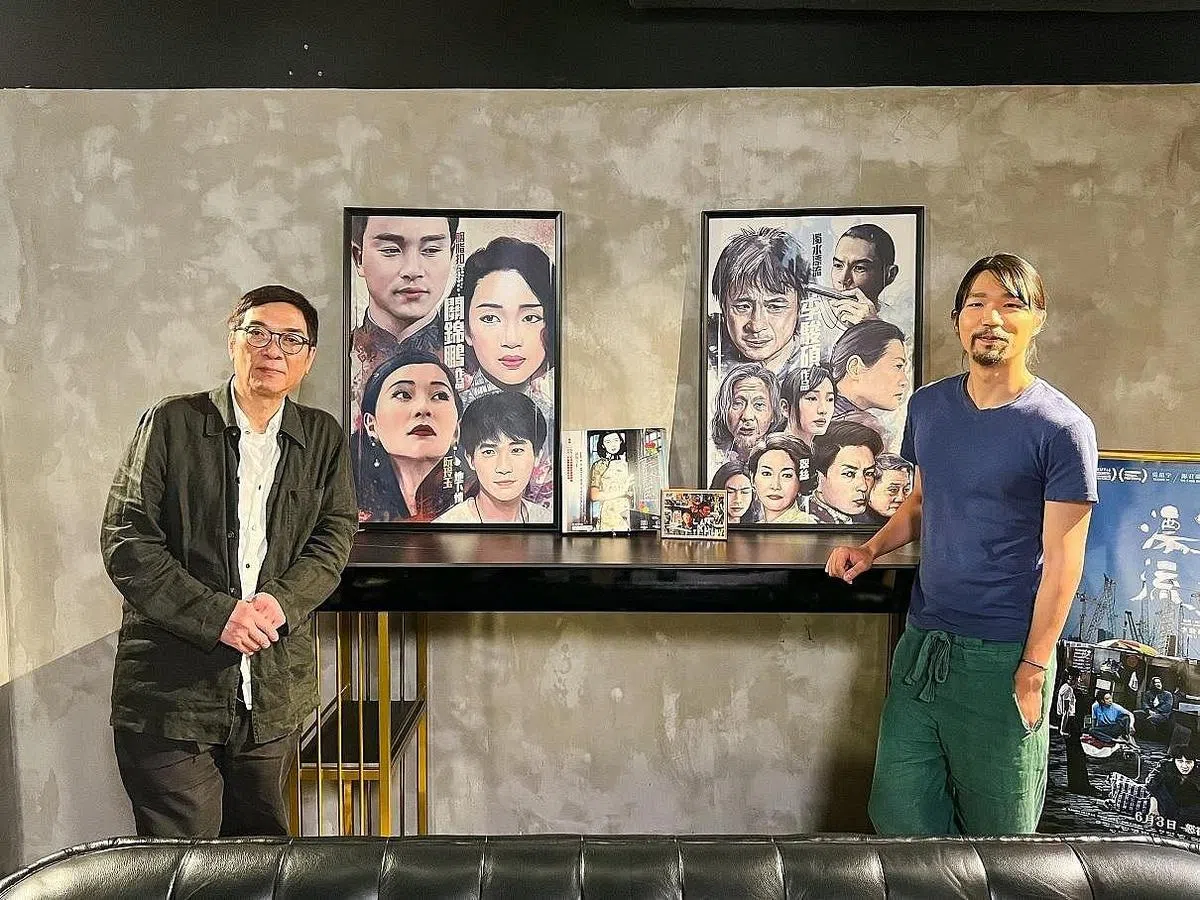 关锦鹏与《浊水漂流》导演李骏硕对谈。（互联网）