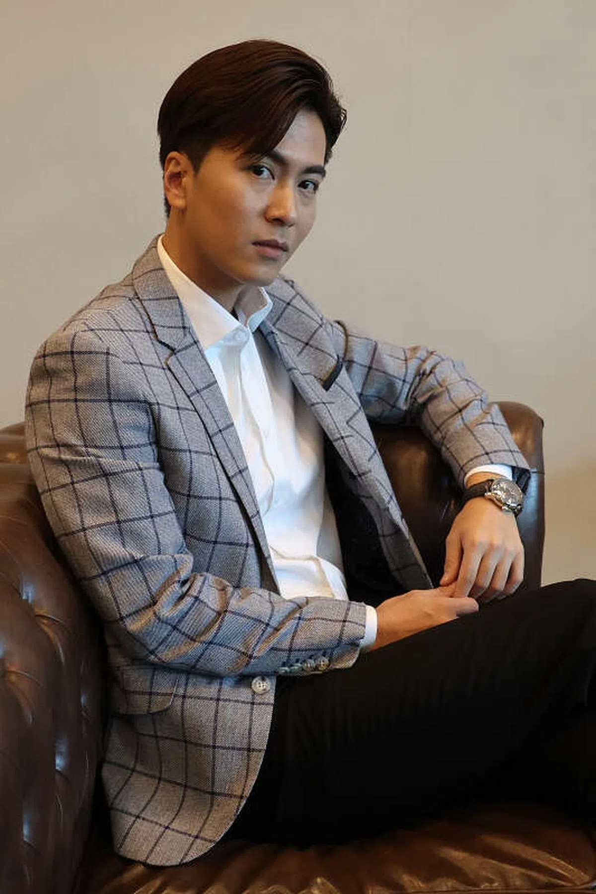 徐彬和黄暄婷在《遇见你，真香！》一剧中，再续情缘。（饶进礼摄）