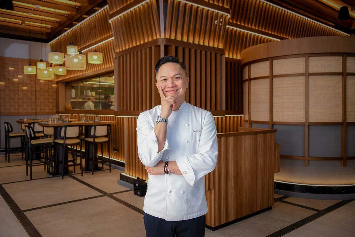 奥斯曼在迪拜开设的日料餐馆REIF Japanese Kushiyaki曾获得迪拜米其林必比登肯定，也入选中东和北非区50家最佳餐馆。（受访者提供）