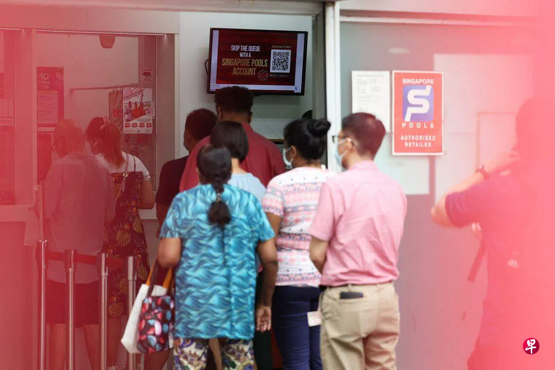 公众上财年花103亿元在体育投注和博彩| 联合早报