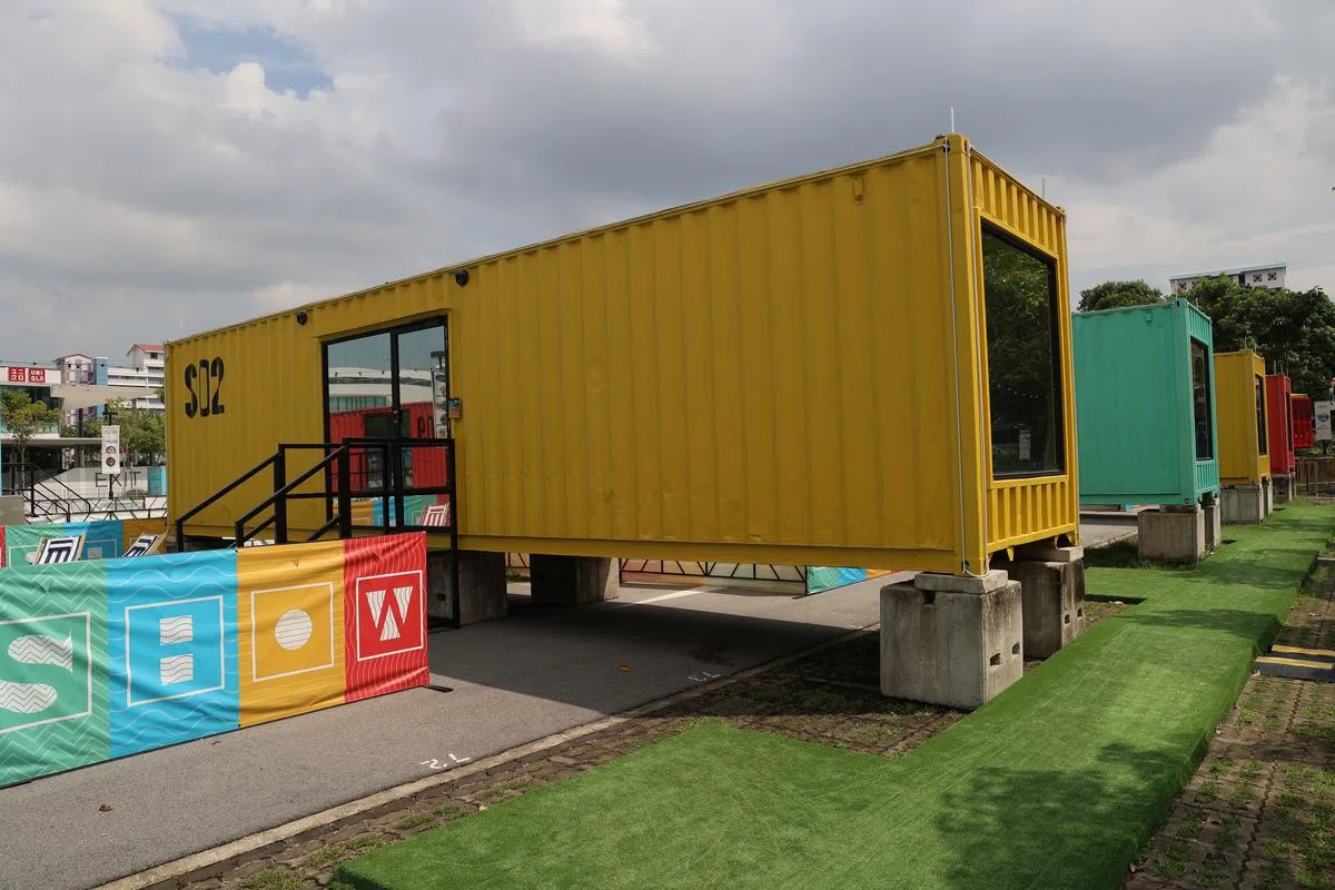 入住集装箱改装成的酒店会是什么体验？（摄影/叶振忠）