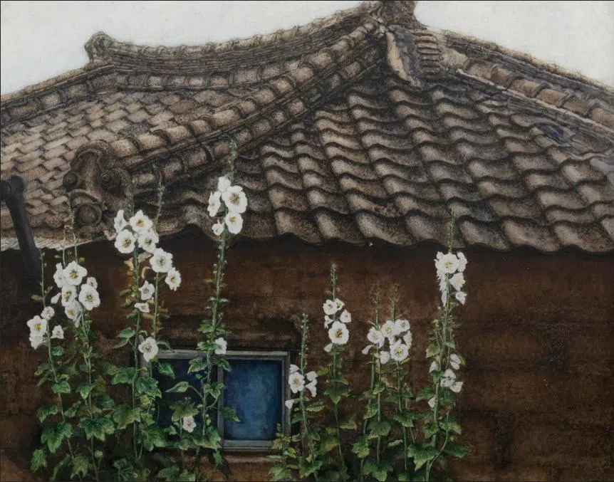 韩国Jung Hea Young的画作《家》。（芦苇·蕴艺提供）