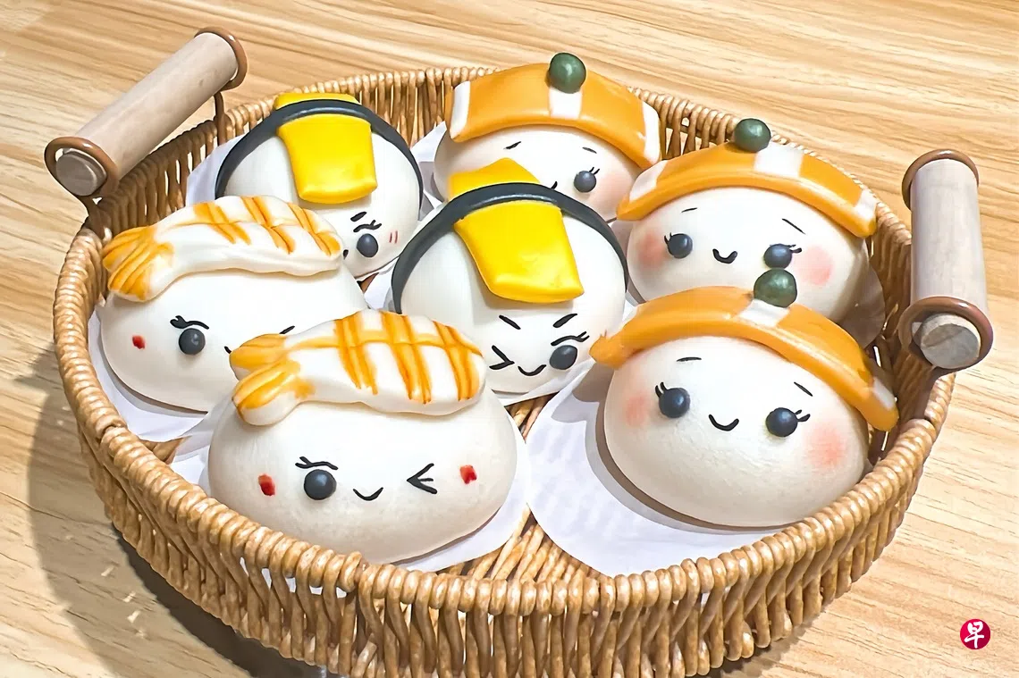 可爱到舍不得吃手工馒头萌化人心| 联合早报