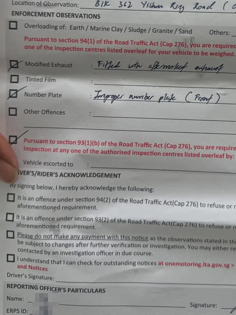 车主不满被要求前往验车，在网络上炮轰当局，反被网民抨击。（取自脸书）